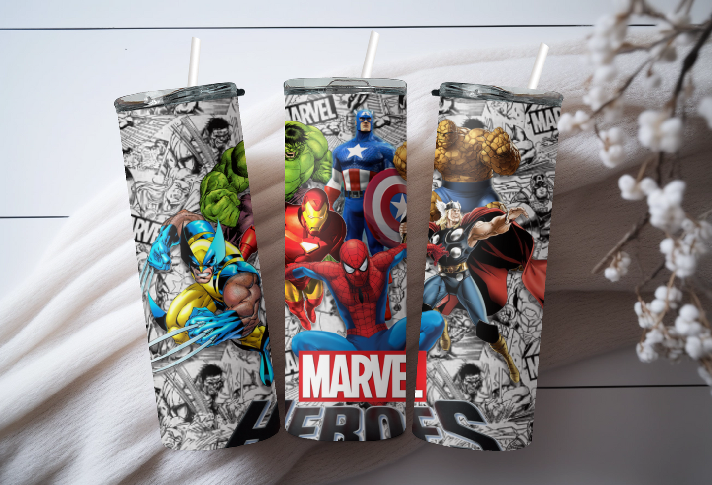 Marvel Superheros Tumbler