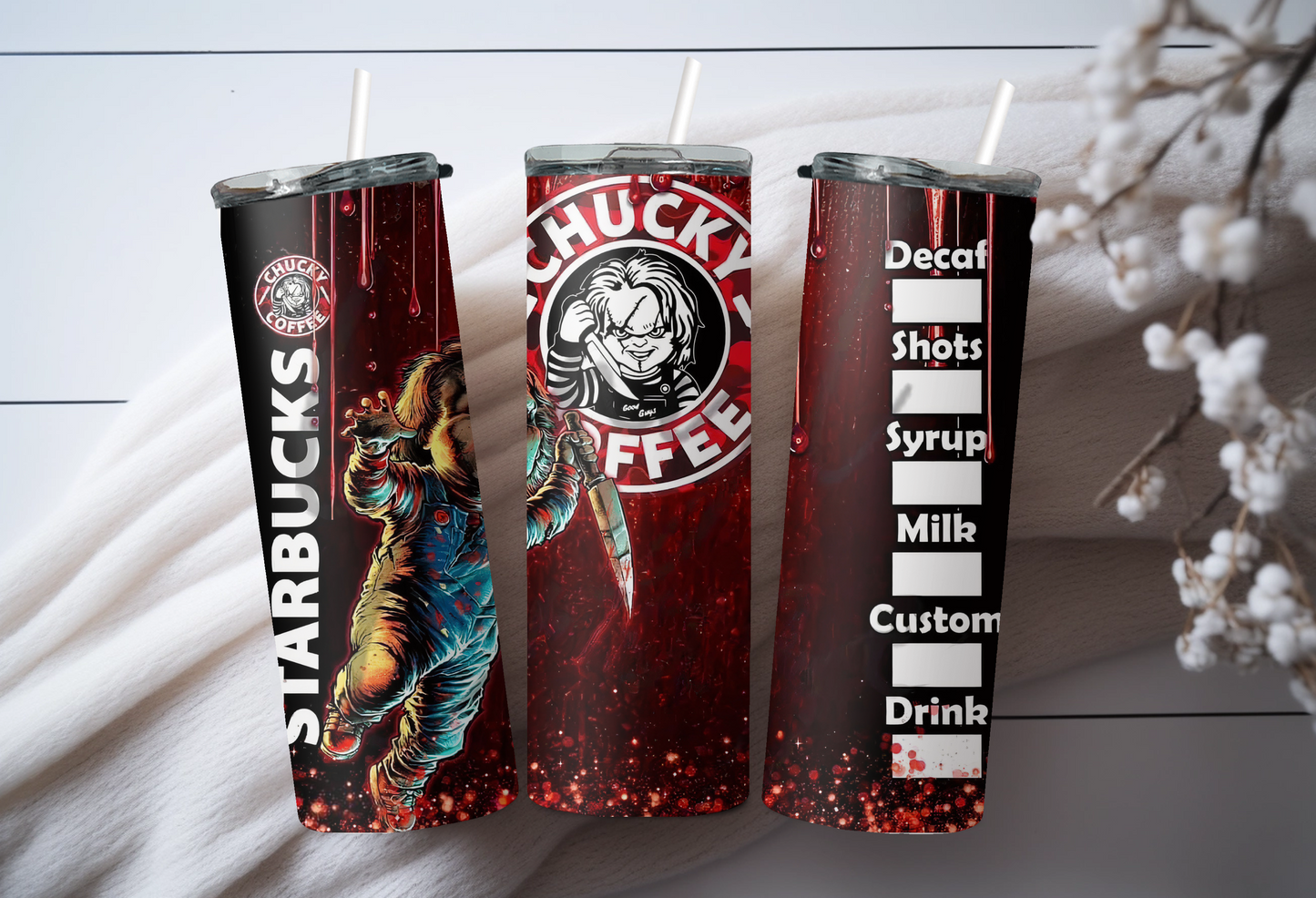 Chucky Starbucks Tumbler