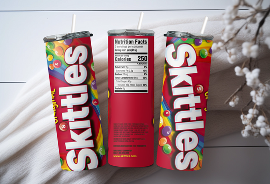 Skittles Candy Tumbler