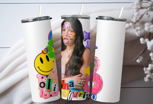 Olivia Rodrigo Portrait Tumbler