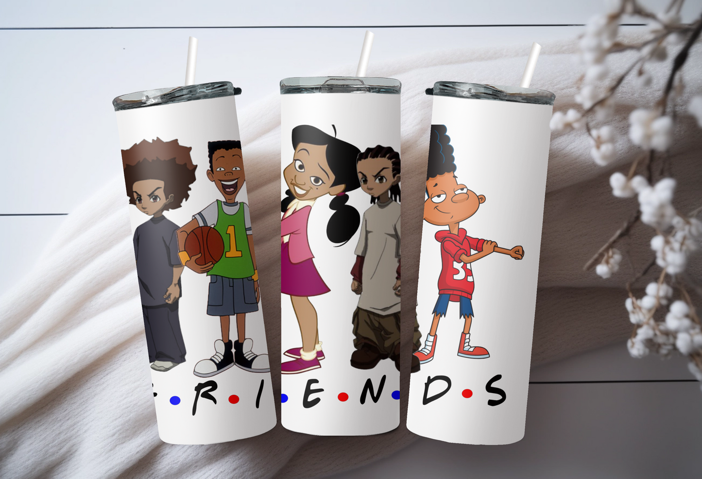 Friends Cartoon Tumbler