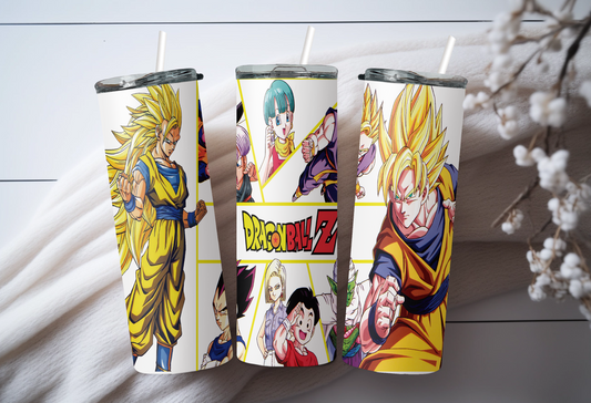 Dragon Ball Z Collage Tumbler