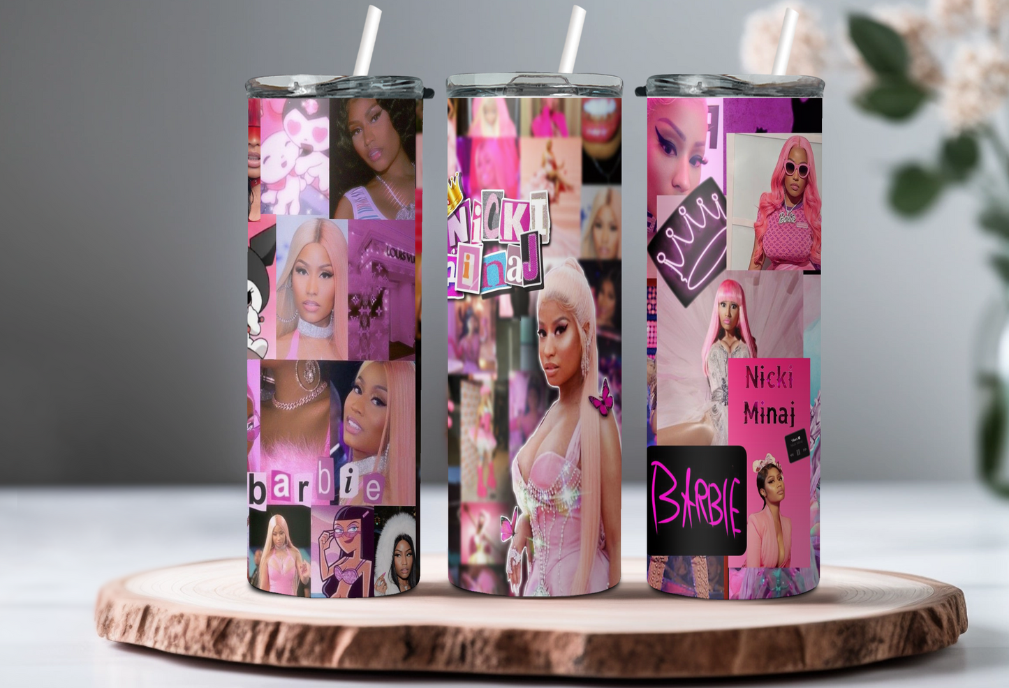 Nicki Minaj Collage Tumbler