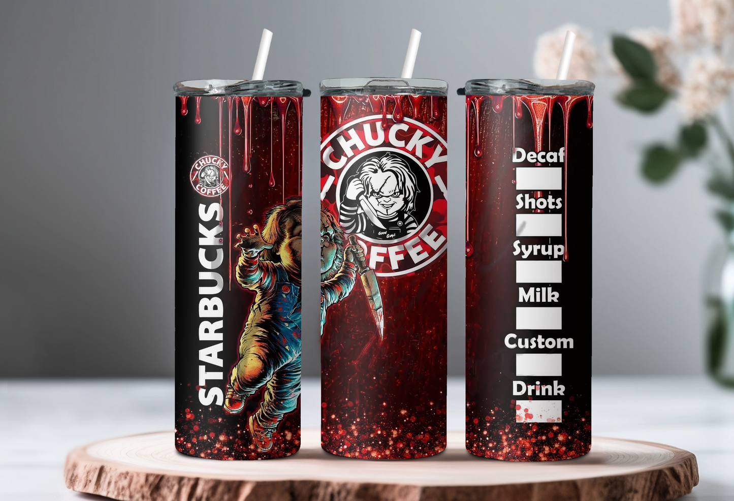 Chucky Starbucks Tumbler