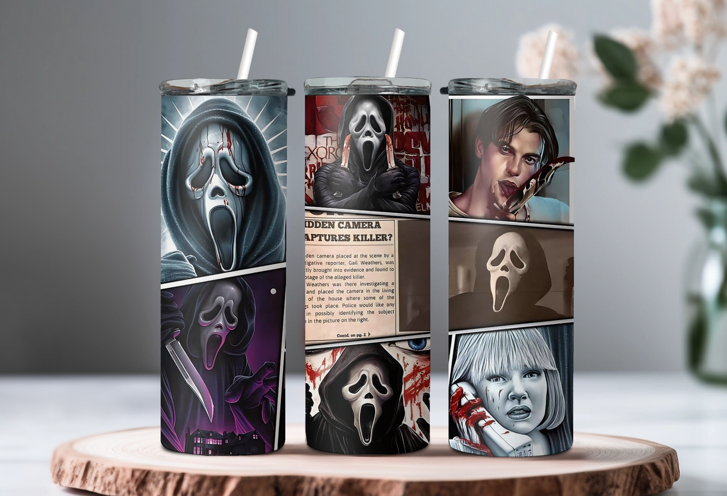 Scream Movie Tumbler