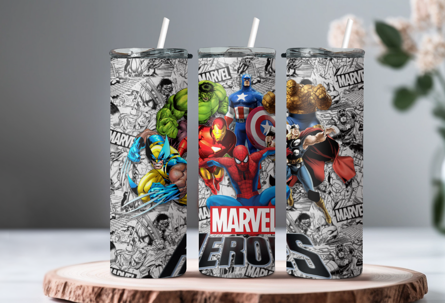 Marvel Superheros Tumbler