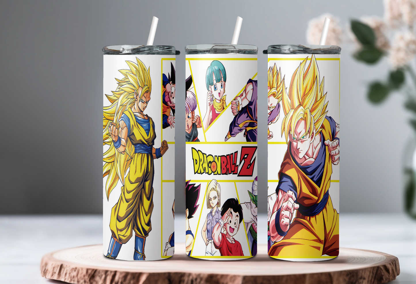 Dragon Ball Z Collage Tumbler