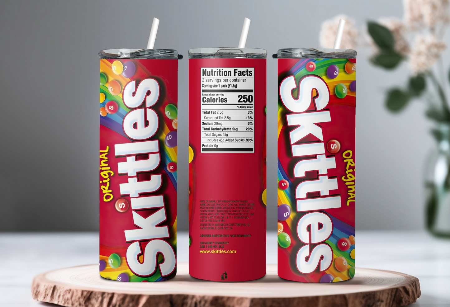 Skittles Candy Tumbler