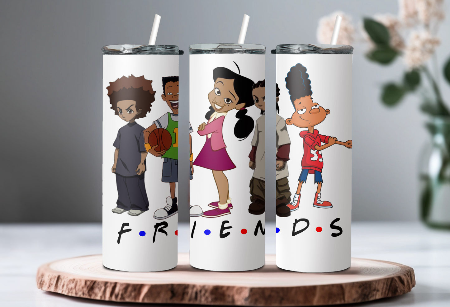 Friends Cartoon Tumbler